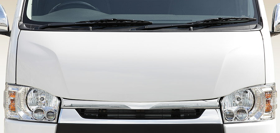 ファブレス ハイエース 200系 1〜6型 スタイリッシュ ボンネット 塗装済・裏面未塗装 FABULOUS