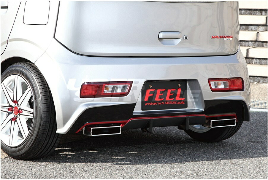 FEEL フィール アルト アルトワークス HA36 ターボRS リアバンパー ストリートタイプR シリーズ