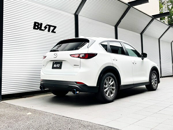 ブリッツ CX-5 KF2P マフラー 2本出し 63201V BLITZ NUR-SPEC CUSTOM EDITION ニュルスペック カスタムエディション W