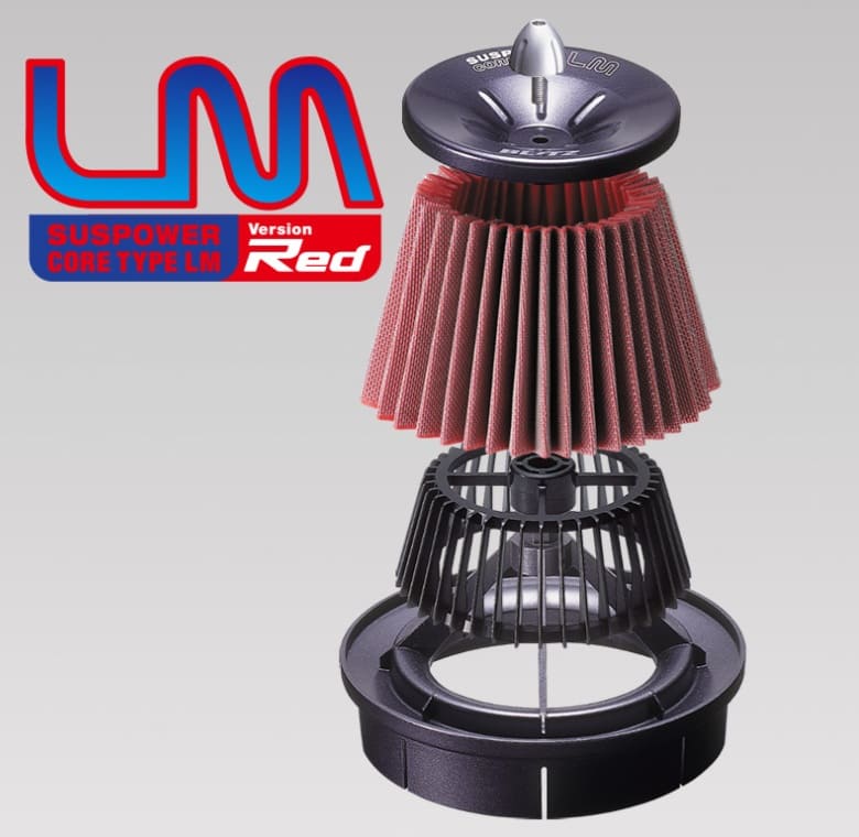 ブリッツ ステラ LA850F LA860F サスパワーエアクリーナー コアタイプ/E4 59262 BLITZ SUS POWER CORE TYPE LM RED