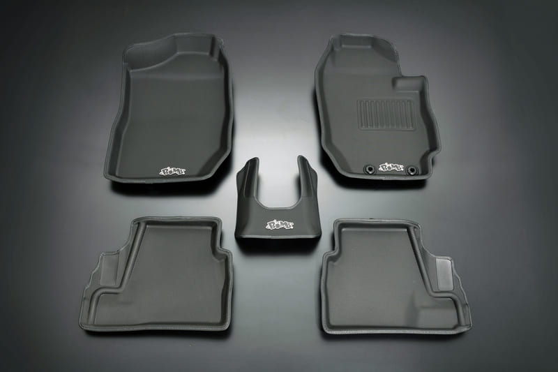 ムーンフェイス ジムニー JB64W アクティブ3Dフロアマット ブラックスティッチ OMA01KJ MOONFACE