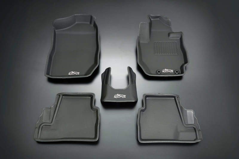 ムーンフェイス ジムニー シエラ JB74W アクティブ3Dフロアマット ブラックスティッチ OMA02KJ MOONFACE