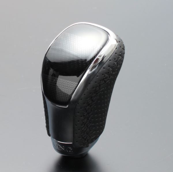 フェガーリ ハイラックスサーフ 210系 ハイグレード Vタイプ スタンダードシフトノブ PVCレザー/ABS STV245EBK FEGGARI