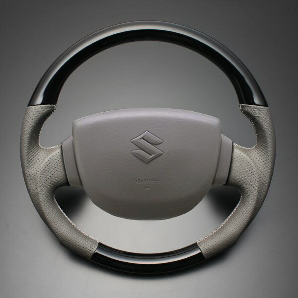 フェガーリ スクラムバン DG17V ハイグレード ウッド&レザーステアリング ガングリップ レザー部分 :高品質PVCレザー スポーク部分 :ABSに5層構造塗装 LSEV-VPS FEGGARI