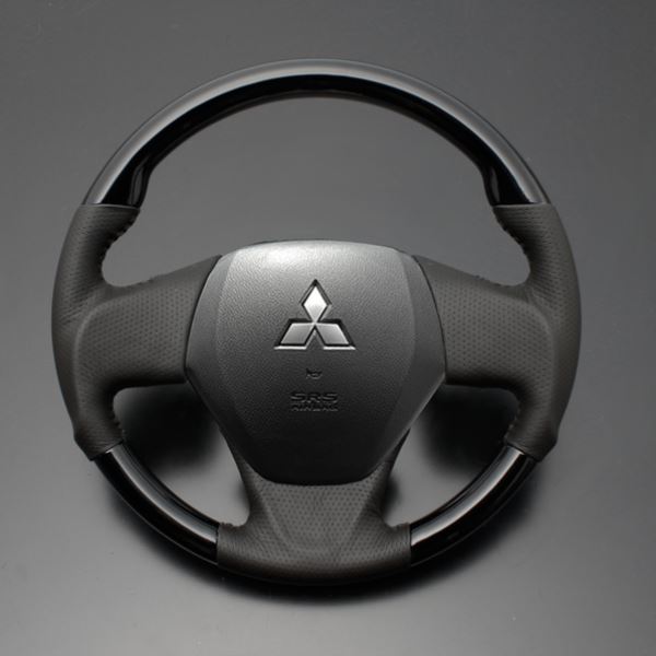 フェガーリ アウトランダー GF7W 8W ハイグレード ウッド&レザーステアリング ガングリップ LS10CN FEGGARI