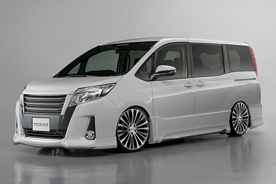 ロジャム ノア 80系 ZRR8W 前期 フロントリップスポイラー FRP製 未塗装 21-fs-no80si1 ROJAM IRT