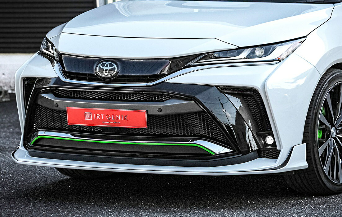 【メーカー名】ROJAM/ロジャムIRT GENIK【適合車種】トヨタ　ハリアー【年式/型式】2020/6〜MC、FMCまで　※適合についてはお問い合わせください。/80系 /【商品名】フロントバンパースポイラー LEDレス Ver フロントカメラ装着車【セット内容】説明書・取付ビス・取付ステー・樹脂ネット【塗装/未塗装】未塗装【カラー】-【素材】FRP【特記事項】全グレード装着可。ハイブリッド装着可。Toyota Safety Sense対応。牽引フック使用不可。型式：MXUA8* AXUH8*【注意】こちらの商品は個人のお客様でもご注文は可能ですが、法人様住所のみお届け可能です。配送先入力欄より法人様の『住所・屋号・担当者・電話番号(固定電話のみ)』をご指定ください。22-fb-ha8014【定価】221100円【納期】納期はメーカーの在庫や生産状況によって異なりますのでトラブル防止の為、必ず事前にお問い合わせ下さい。【送料/配送】■この商品の基本送料(本州、四国、九州)は【 別途見積もり 】となります。■北海道送料は【 別途見積もり 】となります。(※北海道送料が掛る場合、会計時に自動計算されませんのでご注意ください。)※沖縄県/離島は別途お見積りさせて頂きますので、ご注文前に必ず送料の確認をお願いします。
