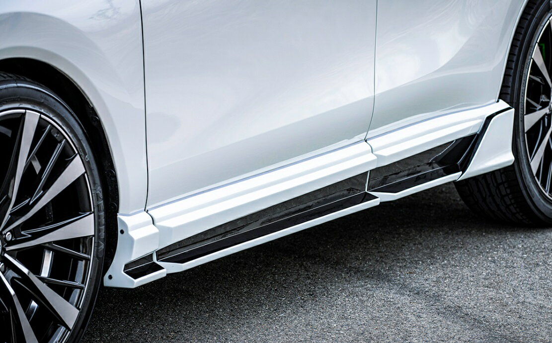 ロジャム ハリアー 80系 MXUA8 AXUH8 サイドステップ FRP 未塗装 22-ss-ha80 ROJAM IRT GENIK ジェニック