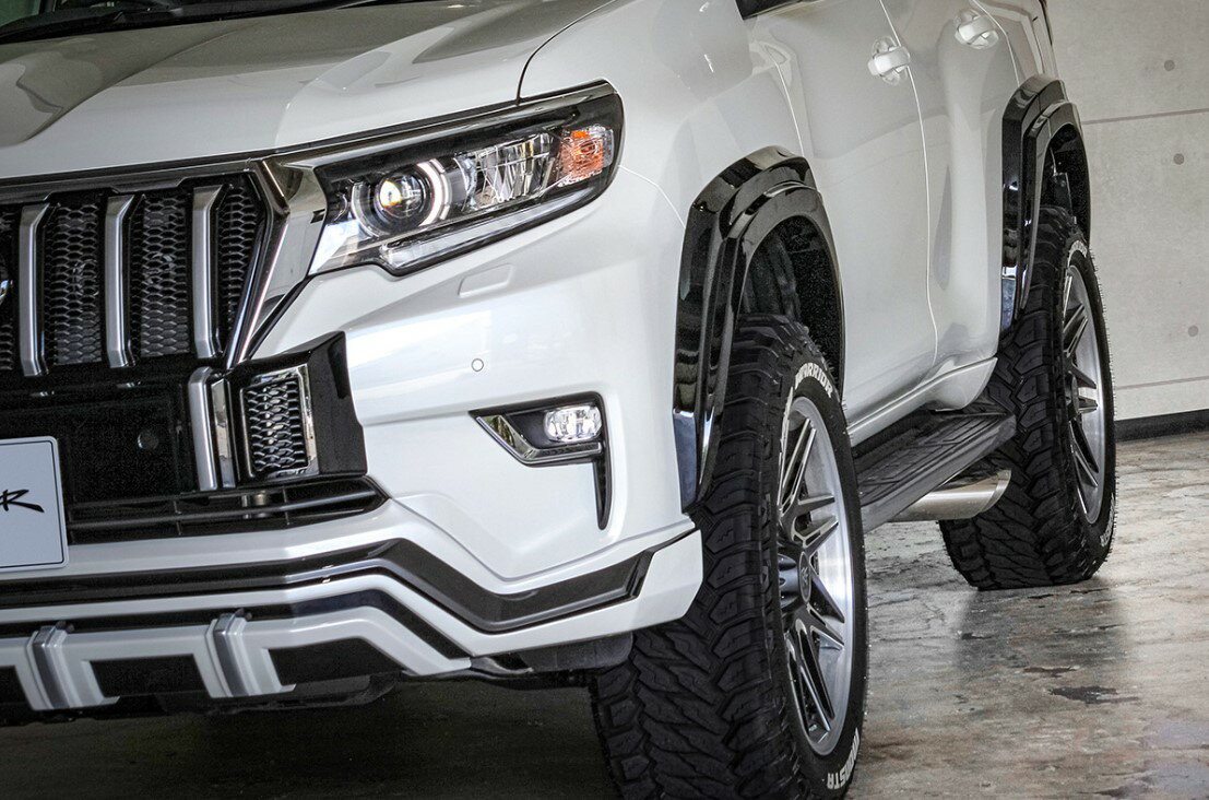 ロジャム ランドクルーザー プラド TRJ150W 後期 オーバーフェンダー FRP 未塗装 24-of-pr1502 ROJAM IRT SURVIVOR