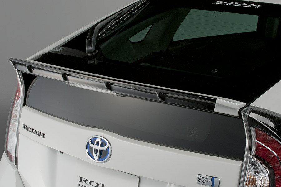 ロジャム プリウス 30系 ZVW30 後期 リアウイング FRP 未塗装 23-rw-pr30 ROJAM VERDE ヴェルデ