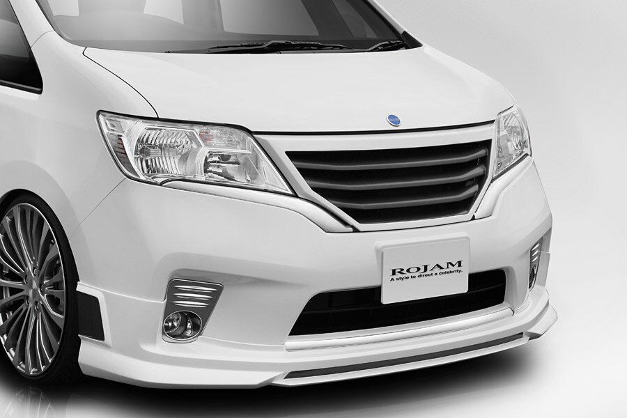 ロジャム セレナ C26 前期 フロントリップ・リアリップセット FRP 未塗装 ROJAM IRT