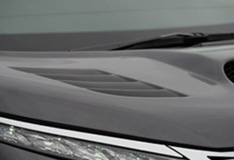 エルフォード デリカD5 後期 軽量エアロボンネット FRP/ゲルコート仕上げ 未塗装 Elford