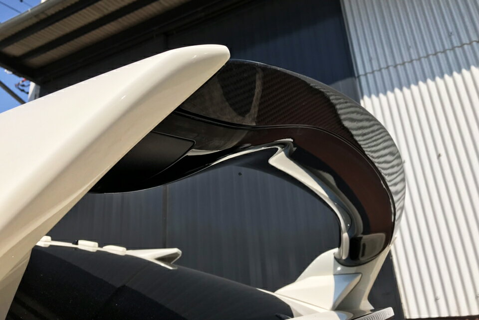 V-VISION シビック FK8 タイプR リアウィング スポイラー FRP 未塗装 ブイビジョン