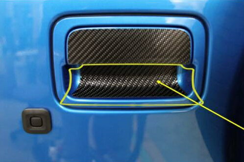 ハセプロ ジムニー JB64 マジカルカーボン リアドアノブガード CDGSZ-19 CDGSZ-19S CDGSZ-19GU HASEPRO