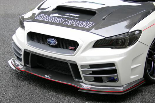 チャージスピード レヴォーグ レボーグ VM4 VMG A-F型 フロントバンパー TYPE-A タイプA フロントアンダー部 FRP製 未塗装 撃速チャージスピード