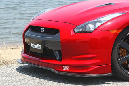 チャージスピード GT-R R35 フロントスポイラー with ボトムライン アンダースポイラー FRP 未塗装 CHA..