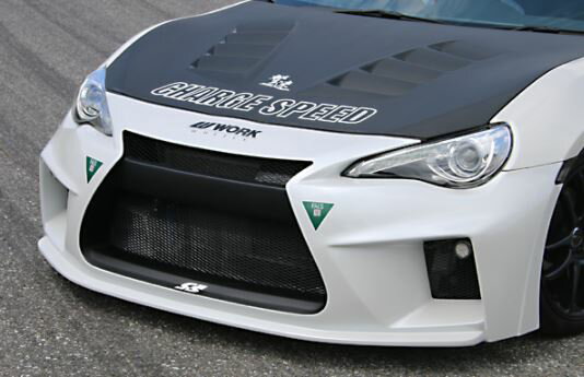 チャージスピード 86 ハチロク ZN6 前期 中期 フロントバンパー タイプ2 FRP 未塗装 CHARGE SPEED 撃速CHARGE SPEED 撃速チャージスピード