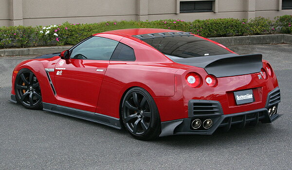 チャージスピード GT-R R35 3点セット カーボン 艶消しUVカットクリア塗装済 CHARGE SPEED BottomLine ボトムライン