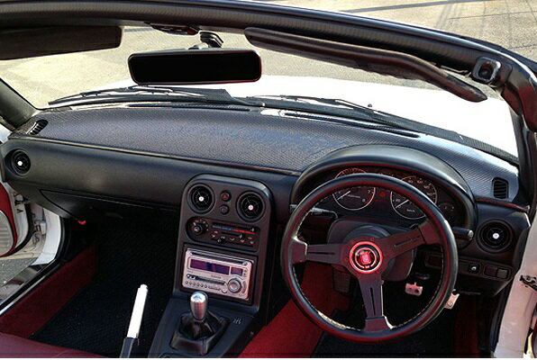 チャージスピード ロードスター NA6CE/8C ダッシュボードカバー カーボン/綾織 CHARGE SPEED