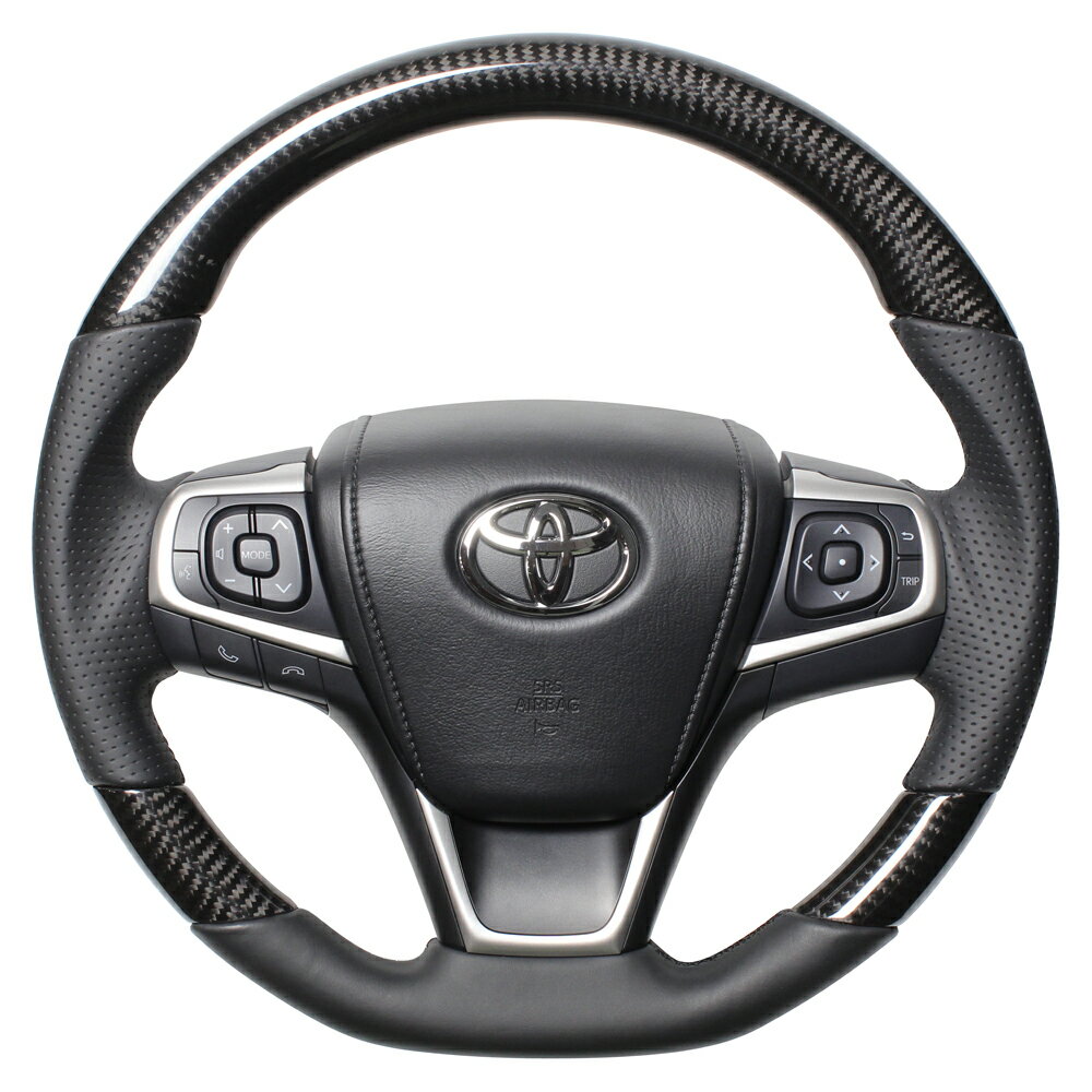 レアル アベンシス ZRT272W ステアリング U60-BKC-BK REAL プレミアムシリーズ