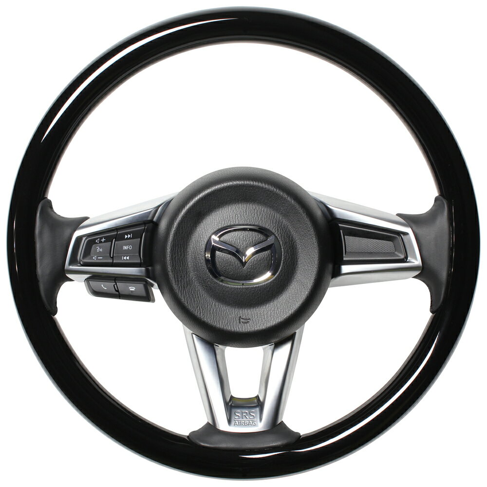 レアル ロードスター ND5RC ステアリング オールウッド MZCW-PBW-BK REAL オリジナルシリーズ