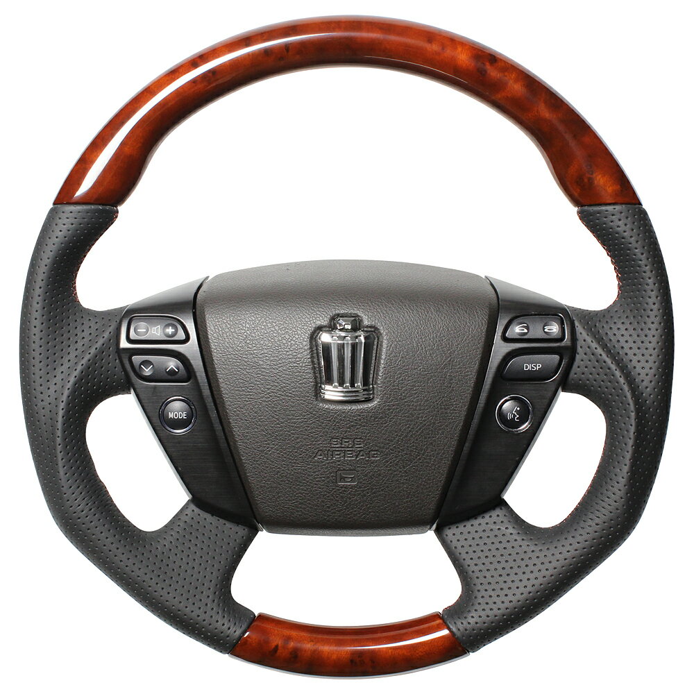 乐天商城 - レアル クラウンアスリート 200系 ステアリング H20-BRW-BR REAL オリジナルシリーズ