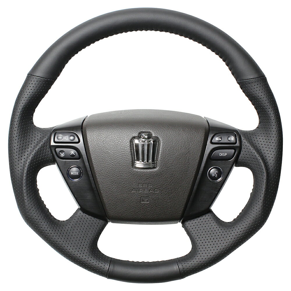 レアル ヴェルファイア 20系 ステアリング H20-LPB-BK REAL オリジナルシリーズ