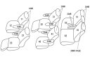 ヴェルファイア シートカバー ANH20W/ANH25W/GGH20W/GGH25W クラッツィオ ベーシック クラッツィオ ジュニア Jr ET-1506 シート 内装 2