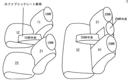 フォレスター シートカバー SJ5 SJG 一台分 クラッツィオ 品番EF-8152 キルティングタイプ