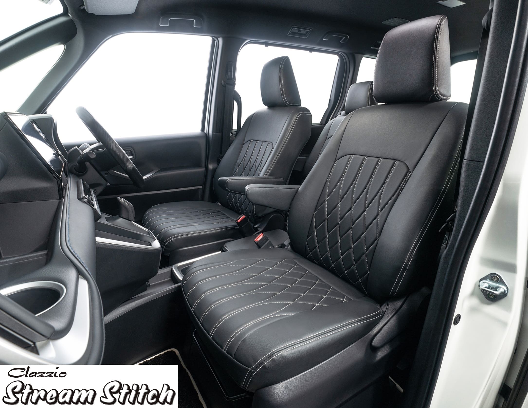 クラッツィオ シートカバー ジムニー シエラ JB74W ストリームステッチ Stream Stitch ES-6018 シート 内装