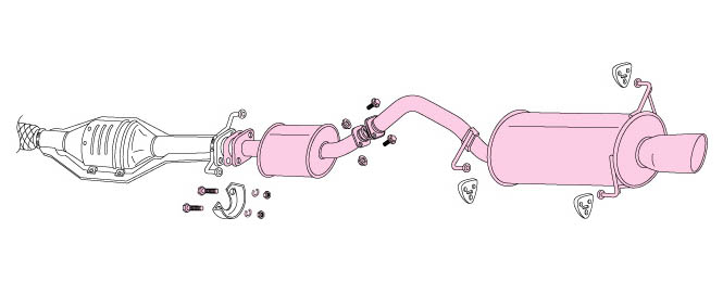 フジツボ エスティマ E,GF-TCR10W マフラー 760-27013 FUJITSUBO Legalis R レガリスR