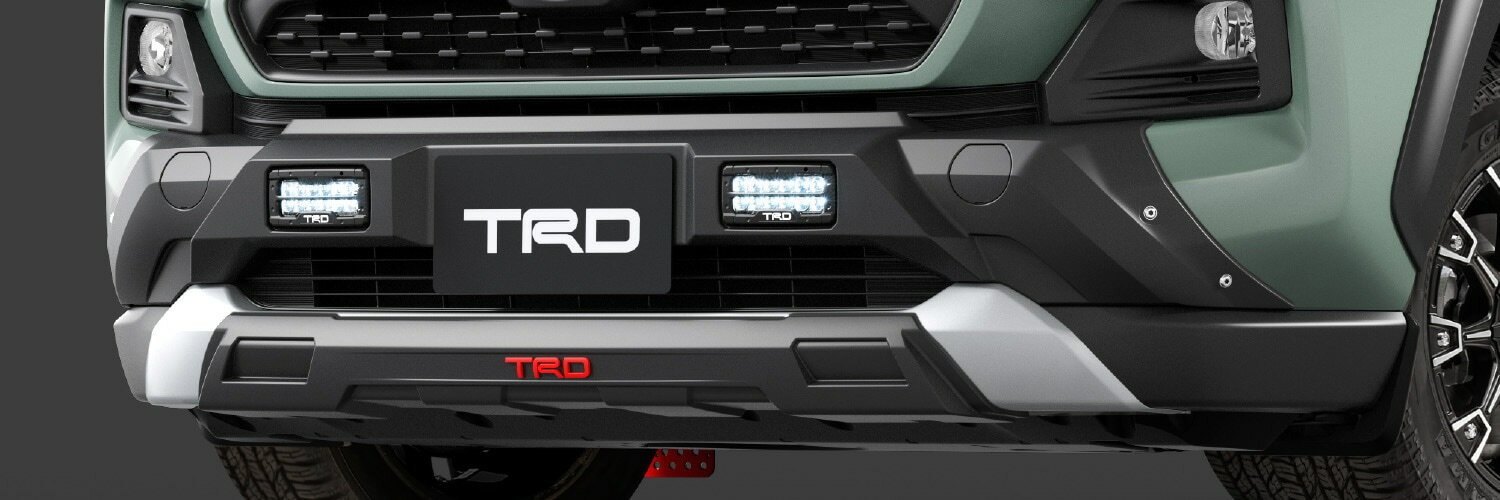 ティーアールディー RAV4 MXAA52 MXAA54 フロントバンパーガーニッシュ LED付 ICS無車 MS341-42001 TRD Field Monster フィールド モンスター