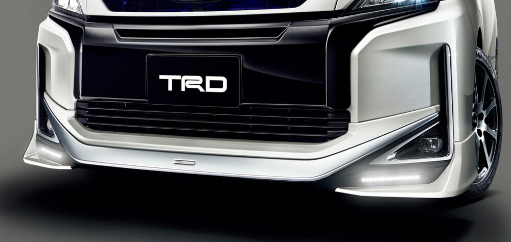 ティーアールディー ヴォクシー 80 系 フロントスポイラー LED付 樹脂(PPE) 未塗装 MS341-28045-NP TRD