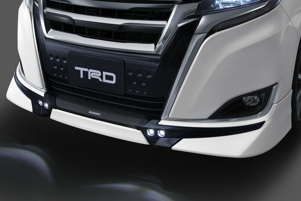 ティーアールディー エスクァイア 80 系 フロントスポイラー LED付 樹脂(PPE) 未塗装 MS341-28051-NP TRD