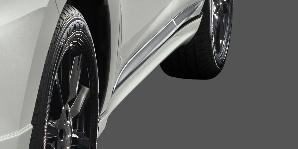 ティーアールディー ハリアー 60系 ASU60W AVU65W ZSU60W サイドスカート 樹脂(PPE) 未塗装 MS344-4800..