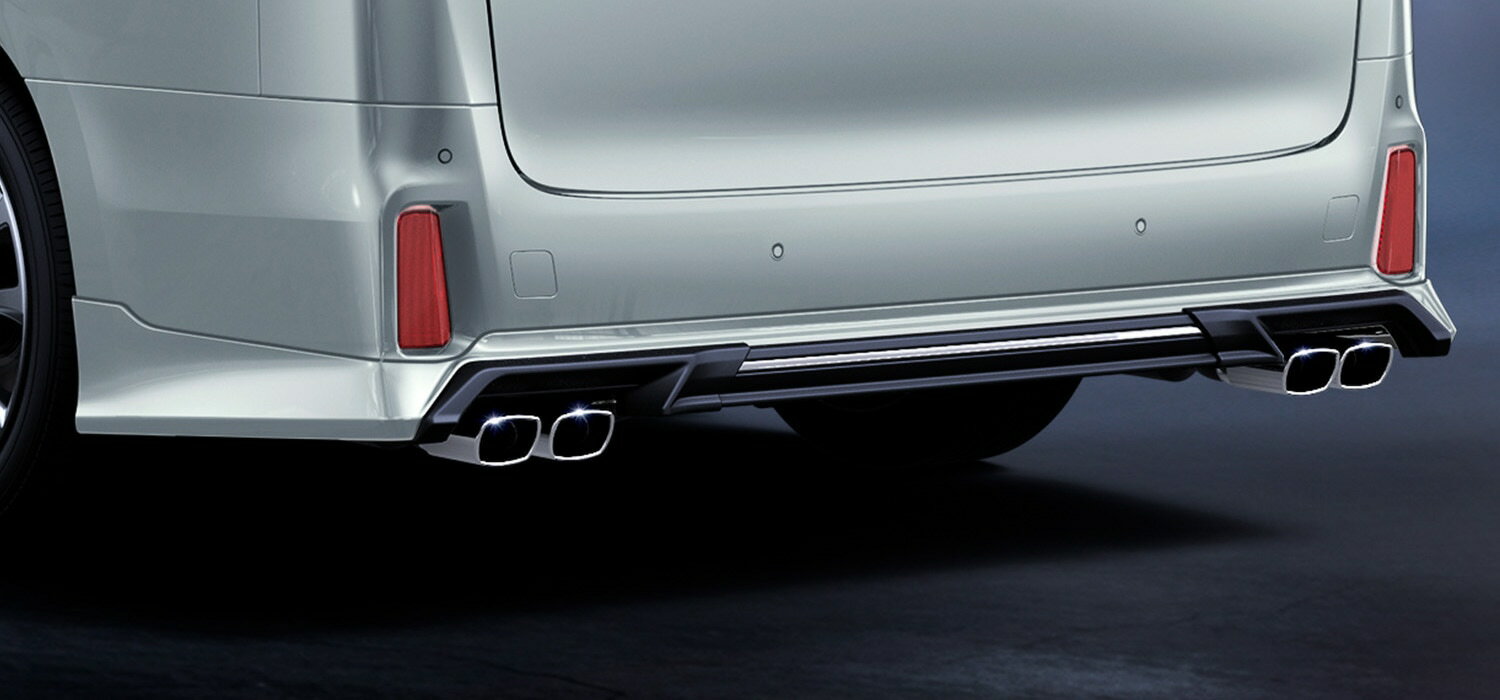 ティーアールディー ヴェルファイア エアロボディ 3#系 AGH30W AGH35W GGH30W GGH35W AYH30W ハイレスポンスマフラー ステンレススチール MS153-58011 TRD