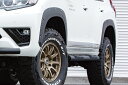 ジャオス ランドクルーザー ランクル プラド 150系 フェンダーガーニッシュ type-X マッドガード3装着車用 ABS 塗装済 B135066AMB JA...
