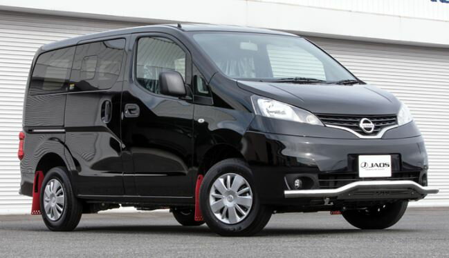 Rakuten - ジャオス バネット NV200 4WD フロントスキッドバー ポリッシュ ブラック B150490B JAOS
