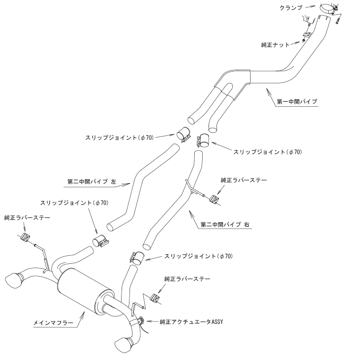 ���å��������� GR�����ץ� 90�����ץ� DB22 �ޥե顼 31029-AT014 HKS Super Turbo Muffler URBAN MATTE EDITION �����ѡ������ܥޥե顼