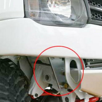 アピオ ジムニー JB23 4型以降から7型の一部まで あたらず君 ボディマウント補強キット スチールt=2mm ユニクロームメッキ仕上げ 3017-01 APIO