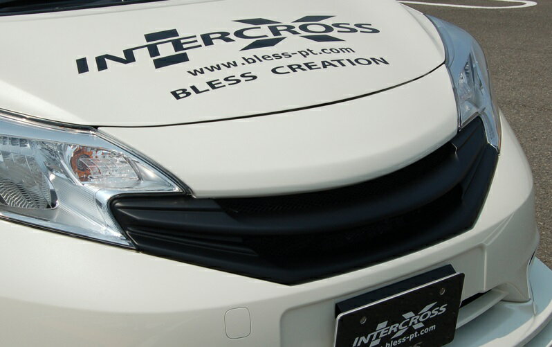 Front Grill - ブレス クリエイション ノート E12 フロントグリル 標準タイプ　カメラ無し車用 FRP 塗装済 NNT-01-008 BLESS CREATION