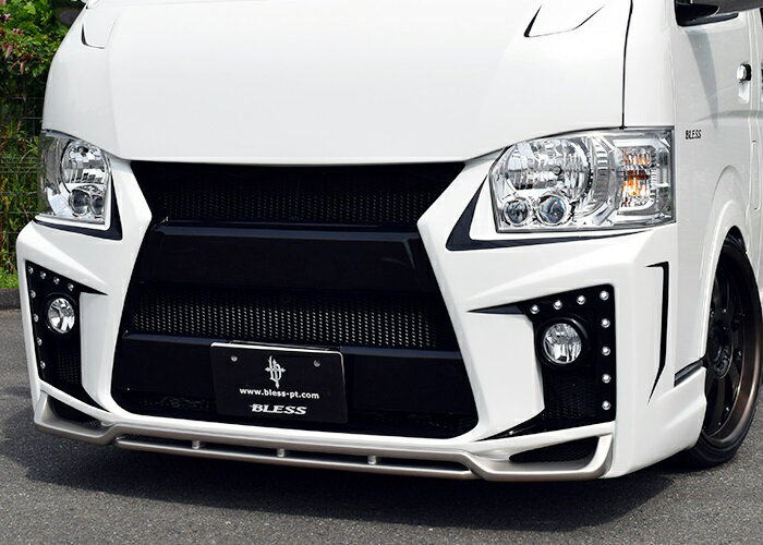 ブレス クリエイション ハイエース 200系 4-6型 エルモードバンパー FRP 未塗装 THN-01-070 BLESS CREATION