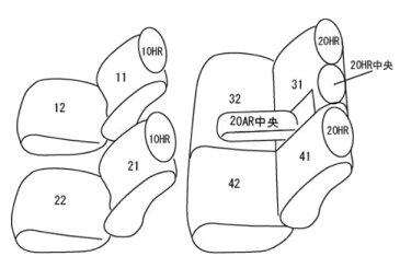 プリウスα シートカバー ZVW41W 一台分 クラッツィオ 品番ET-1130 クラッツィオ ネオ 内装