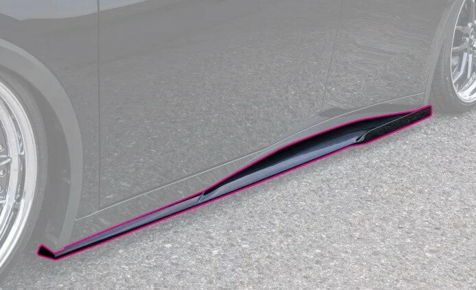 クール レーシング プリウス ZVW60 / MXWH60 前期 サイドディフューザー FRP 未塗装 KUHL RACING KRUISE KR-60PRR