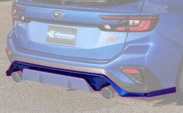 クール レーシング レヴォーグ VN5 リアハーフデュフェーザー (2本出し) FRP 1トーン塗装品 KUHL RACING KRUISE KR-VN5RR