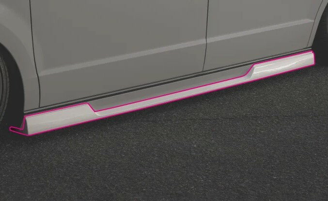 クール レーシング ステップワゴン ?RP6 / RP7 / RP8 サイドディフューザー FRP 未塗装 KUHL RACING KR-RP6RR