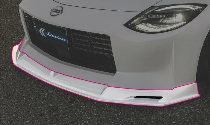 クール レーシング フェアレディZ RZ34 後期 フロントハーフスポイラー FRP 1トーン塗装品 KUHL RACING KR-RZ34RR