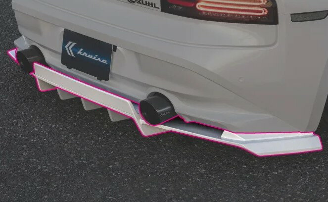 クール レーシング フェアレディZ RZ34 後期 リアフローティングディフューザー FRP 未塗装 KUHL RACING KR-RZ34RR