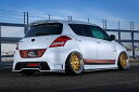 クール レーシング スイフトスポーツ ZC32S リアハーフスポイラー SG ストロンググレード FRP 未塗装 KUHL RACING 32R-SS