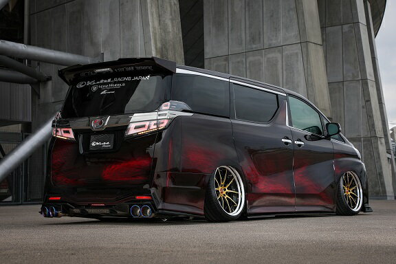 クール レーシング ヴェルファイア 30系 後期 リアウィング ウイング SG ストロンググレード FRP 未塗装 KUHL RACING 30V-RSGT